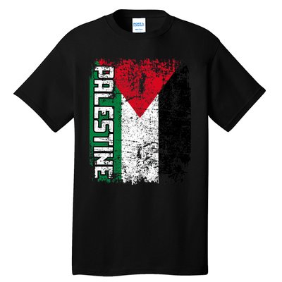 Palestine Flag | Vintage Big Palestine Flag Tall T-Shirt