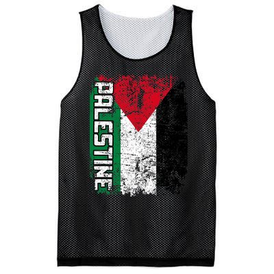 Palestine Flag | Vintage Big Palestine Flag Mesh Reversible Basketball Jersey Tank