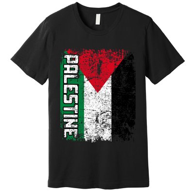 Palestine Flag | Vintage Big Palestine Flag Premium T-Shirt