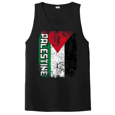 Palestine Flag | Vintage Big Palestine Flag PosiCharge Competitor Tank