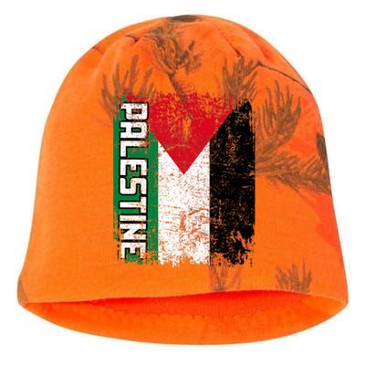 Palestine Flag | Vintage Big Palestine Flag Kati - Camo Knit Beanie