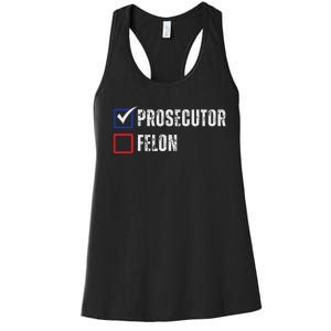 Prosecutor Felon Voting Ballot 2024 Women's Racerback Tank