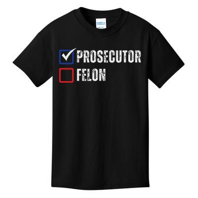 Prosecutor Felon Voting Ballot 2024 Kids T-Shirt