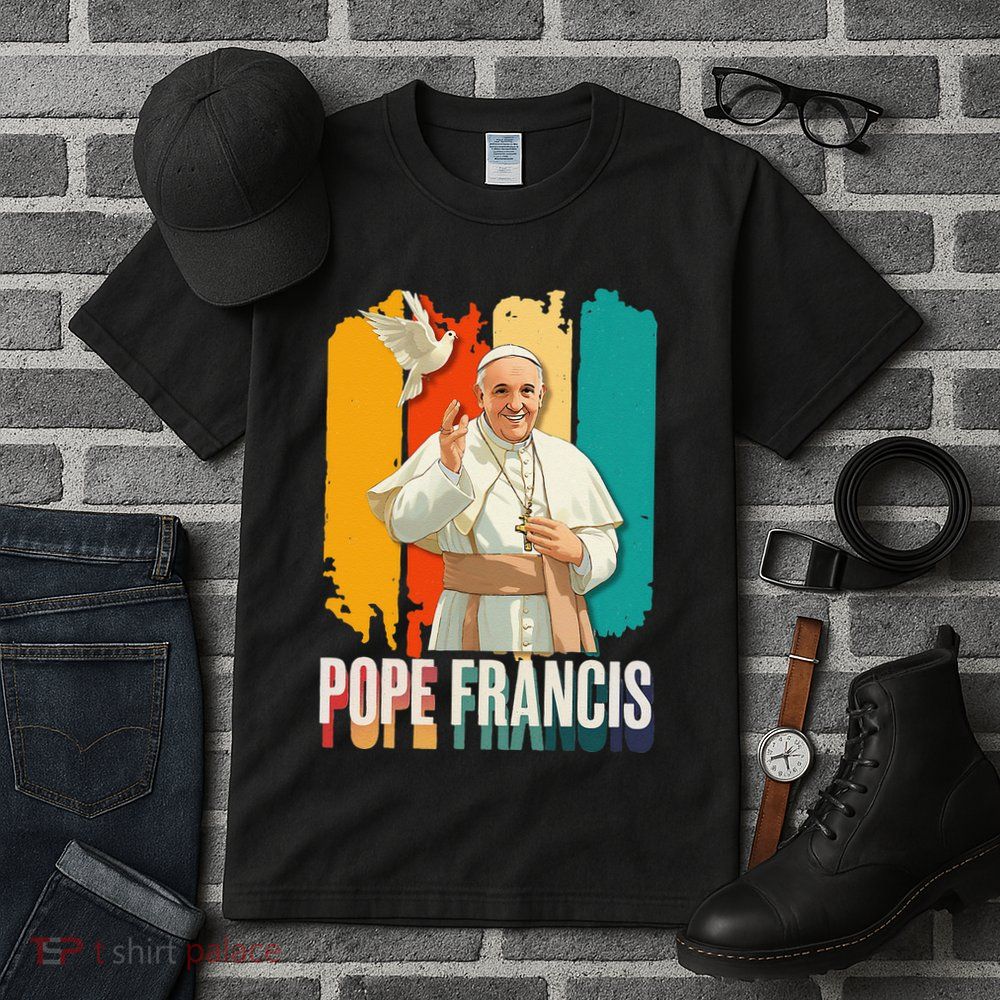 Pope Francis Vatican Catholic Saint .Png Tall T-Shirt