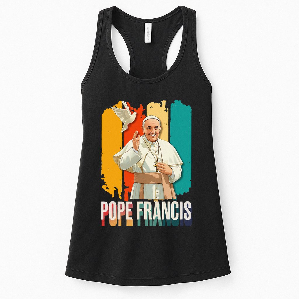 Pope Francis Vatican Catholic Saint .Png Womens Tank Top