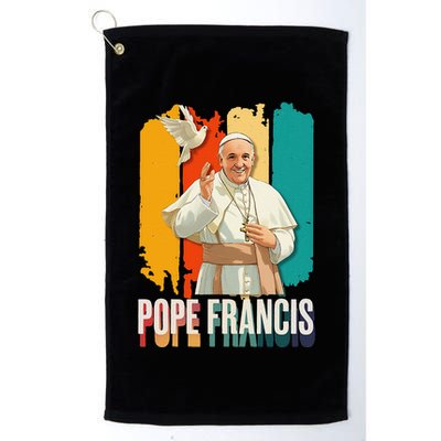 Pope Francis Vatican Catholic Saint .Png Golf Towel