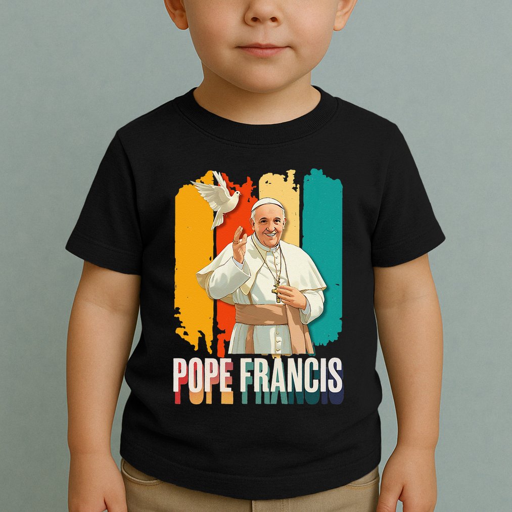 Pope Francis Vatican Catholic Saint .Png Toddler T-Shirt
