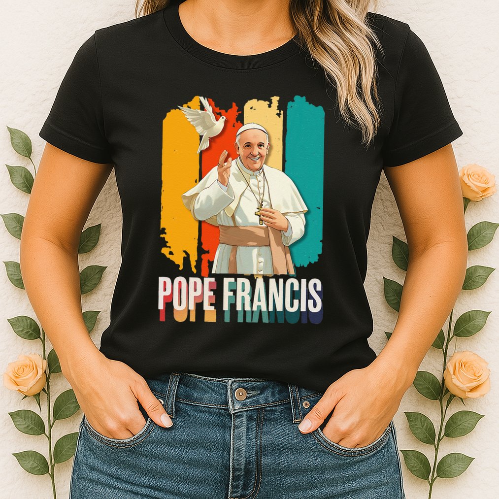 Pope Francis Vatican Catholic Saint .Png Womens T-Shirt