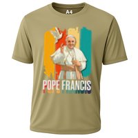 Pope Francis Vatican Catholic Saint .Png Cooling Performance Crew T-Shirt