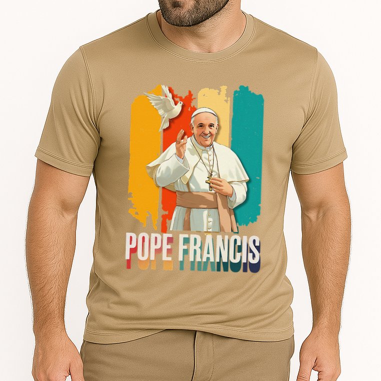 Pope Francis Vatican Catholic Saint .Png Cooling Performance Crew T-Shirt