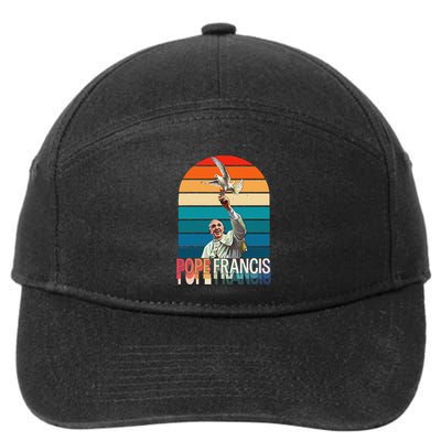 Pope Francis Vatican Catholic Saint .Png 7-Panel Snapback Hat