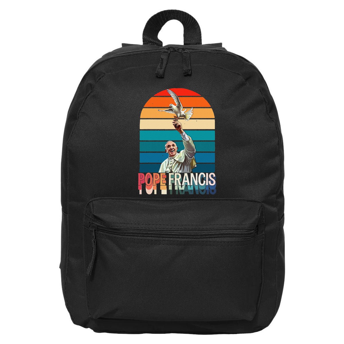 Pope Francis Vatican Catholic Saint .Png 16 in Basic Backpack