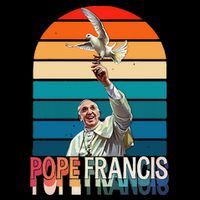 Pope Francis Vatican Catholic Saint .Png 16 in Basic Backpack