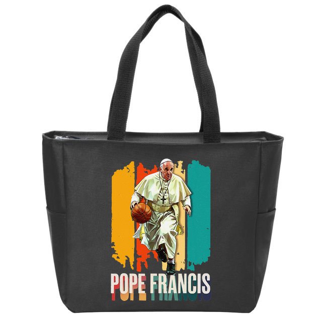 Pope Francis Vatican Catholic Saint .Png Zip Tote Bag