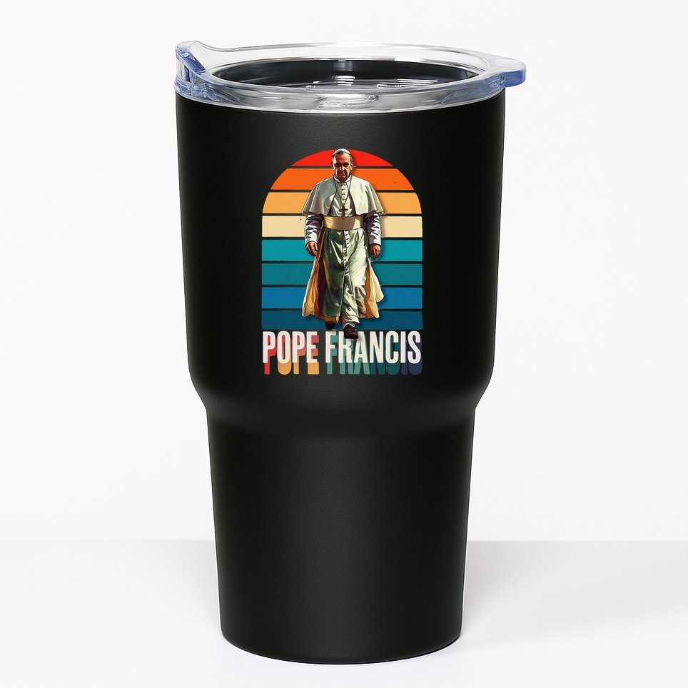 Pope Francis Vatican Catholic Saint .Png Tumbler