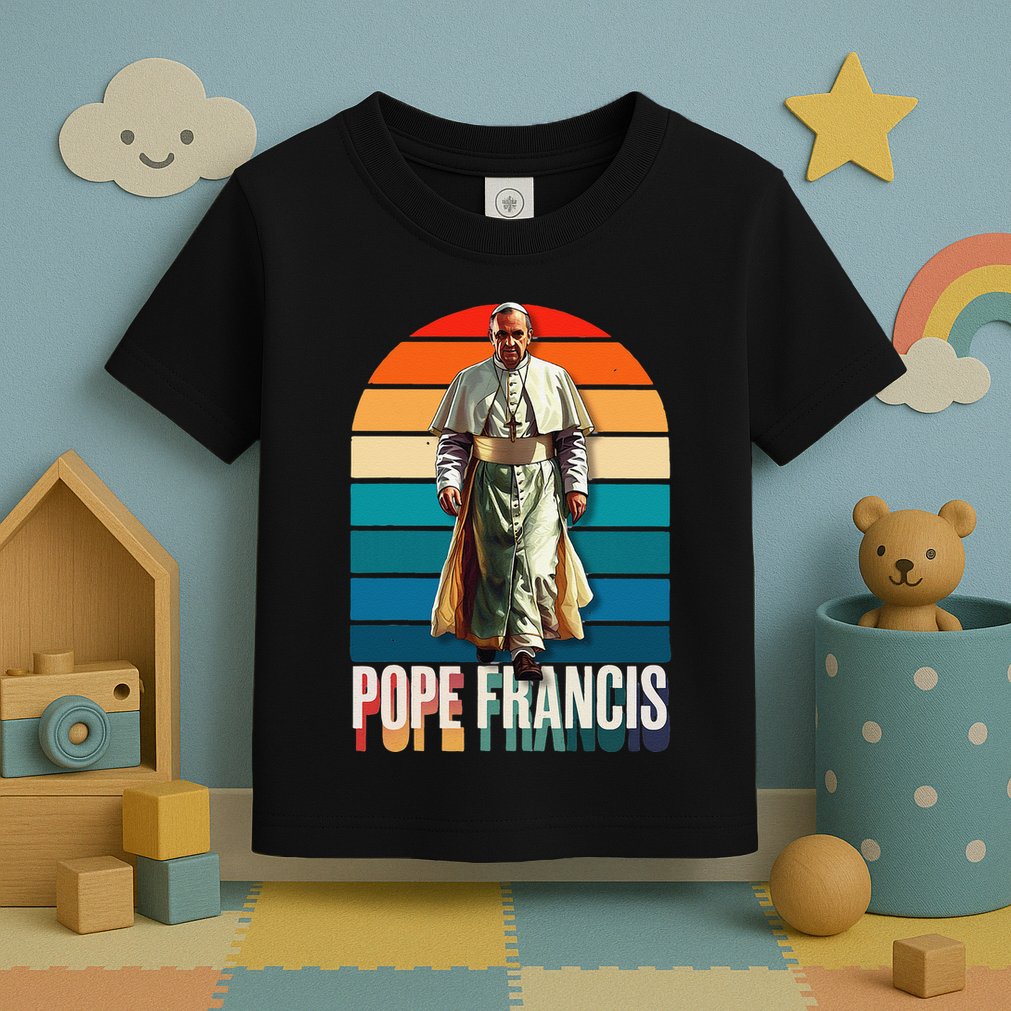 Pope Francis Vatican Catholic Saint .Png Toddler T-Shirt