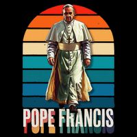 Pope Francis Vatican Catholic Saint .Png Toddler T-Shirt