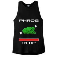 Phrog Frog Videogame Funny Meme Game Ladies PosiCharge Tri-Blend Wicking Tank