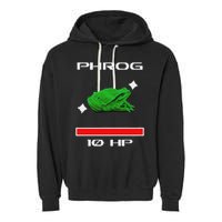 Phrog Frog Videogame Funny Meme Game Garment-Dyed Fleece Hoodie