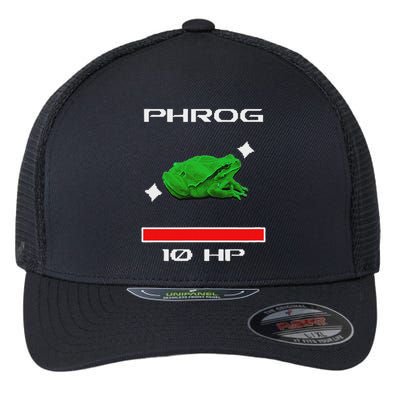 Phrog Frog Videogame Funny Meme Game Flexfit Unipanel Trucker Cap