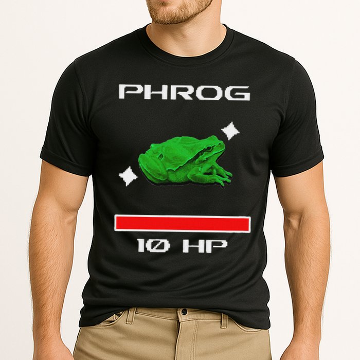Phrog Frog Videogame Funny Meme Game Performance Shirt