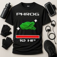 Phrog Frog Videogame Funny Meme Game Performance Shirt