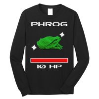 Phrog Frog Videogame Funny Meme Game Long Sleeve Shirt