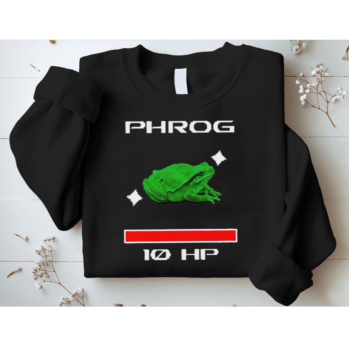 Phrog Frog Videogame Funny Meme Game Sweatshirt