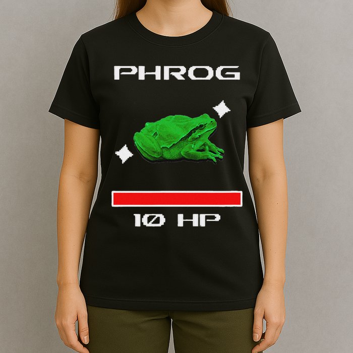 Phrog Frog Videogame Funny Meme Game T-Shirt