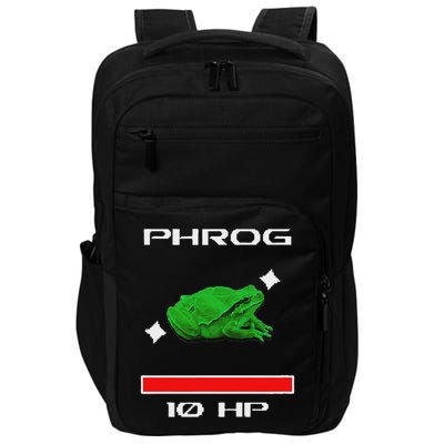 Phrog Frog Videogame Funny Meme Game Impact Tech Backpack