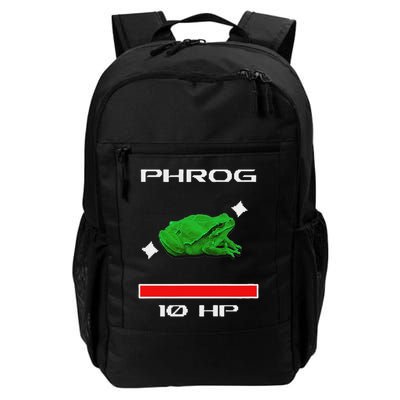 Phrog Frog Videogame Funny Meme Game Backpack
