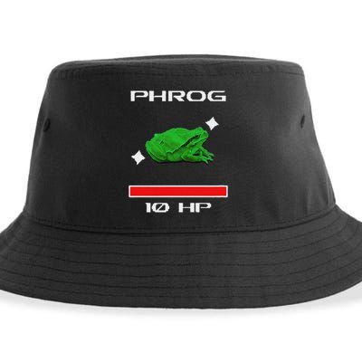 Phrog Frog Videogame Funny Meme Game Sustainable Bucket Hat