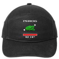 Phrog Frog Videogame Funny Meme Game 7-Panel Snapback Hat