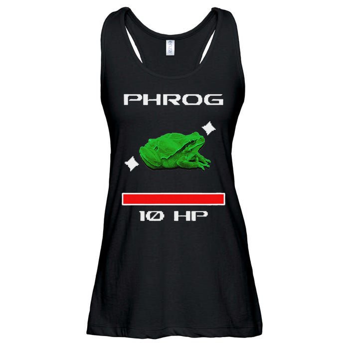 Phrog Frog Videogame Funny Meme Game Ladies Essential Flowy Tank