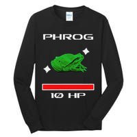 Phrog Frog Videogame Funny Meme Game Tall Long Sleeve T-Shirt