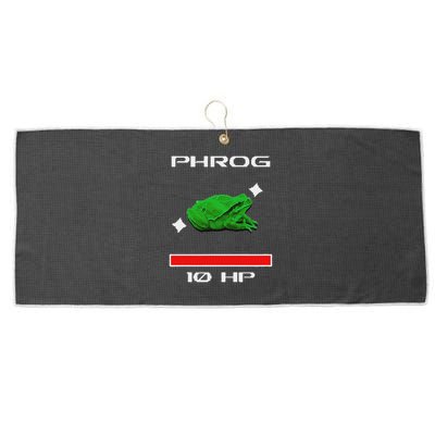 Phrog Frog Videogame Funny Meme Game Large Microfiber Waffle Golf Towel