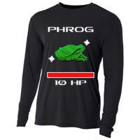 Phrog Frog Videogame Funny Meme Game Cooling Performance Long Sleeve Crew