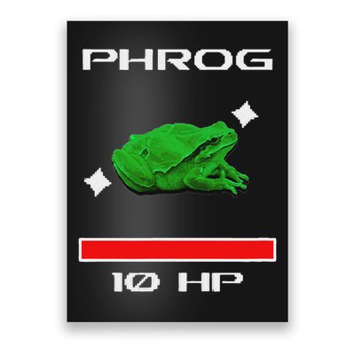 Phrog Frog Videogame Funny Meme Game Poster