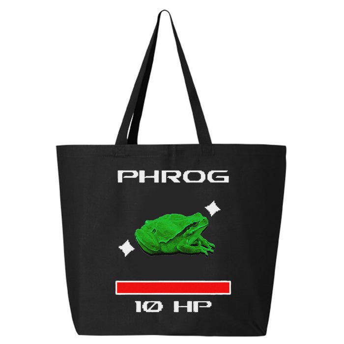 Phrog Frog Videogame Funny Meme Game 25L Jumbo Tote