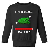 Phrog Frog Videogame Funny Meme Game Toddler Sweatshirt