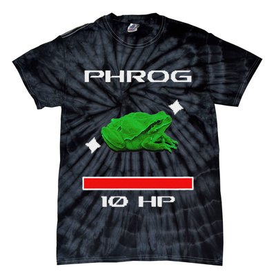 Phrog Frog Videogame Funny Meme Game Tie-Dye T-Shirt