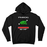 Phrog Frog Videogame Funny Meme Game Tall Hoodie