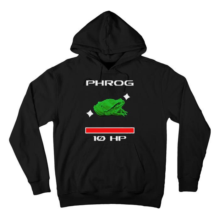 Phrog Frog Videogame Funny Meme Game Tall Hoodie