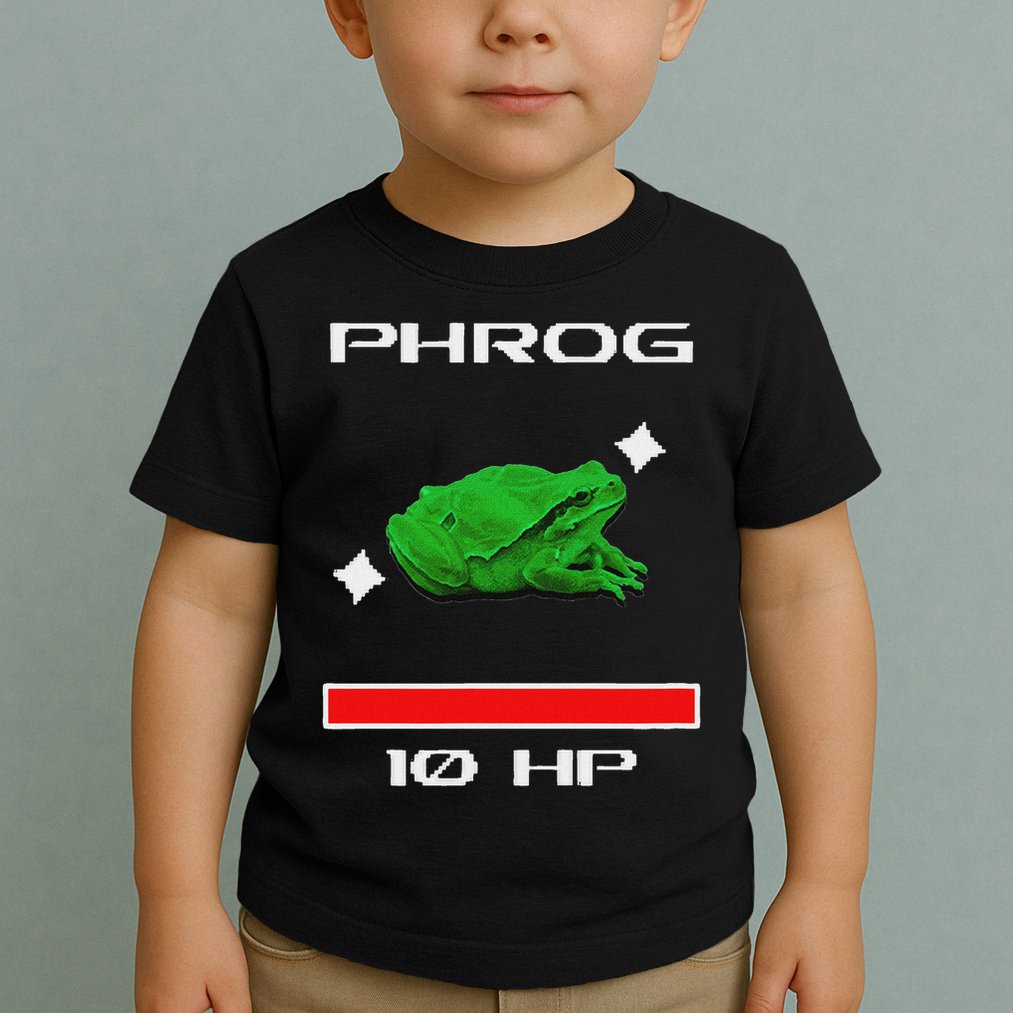 Phrog Frog Videogame Funny Meme Game Toddler T-Shirt