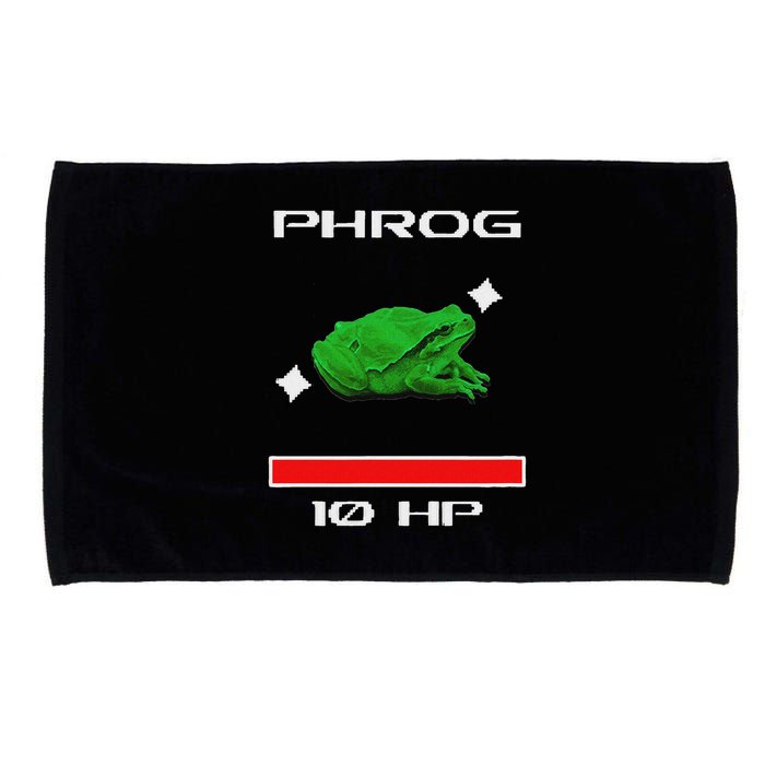 Phrog Frog Videogame Funny Meme Game Microfiber Hand Towel