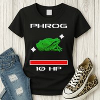 Phrog Frog Videogame Funny Meme Game Womens T-Shirt