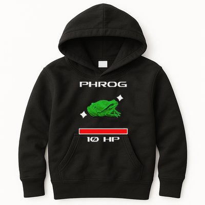 Phrog Frog Videogame Funny Meme Game Kids Hoodie