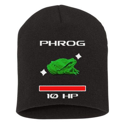 Phrog Frog Videogame Funny Meme Game Short Acrylic Beanie