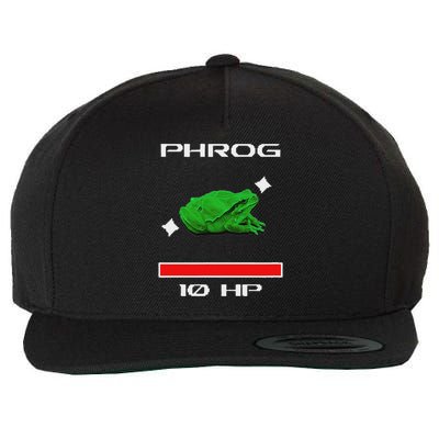 Phrog Frog Videogame Funny Meme Game Wool Snapback Cap