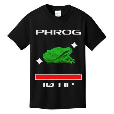 Phrog Frog Videogame Funny Meme Game Kids T-Shirt